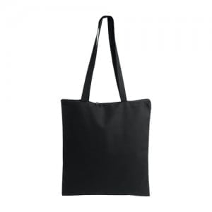 Cotton 220g / m² bag with a zipper