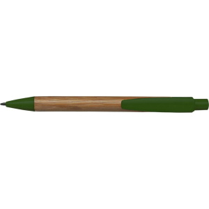Pens Bamboo ballpen with coloured handle