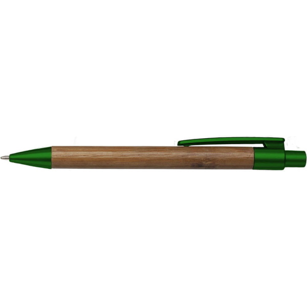 Pens Bamboo ballpen with coloured handle