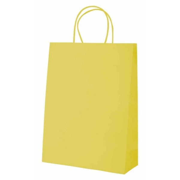 Eko vrečke Barvna papirnata vrečka – večja