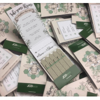 Plants in Different Packaging Sticks with seeds