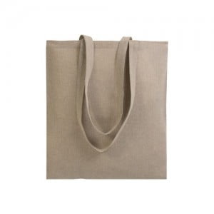 Recycled Cotton Cotton bag (spacious) – melange