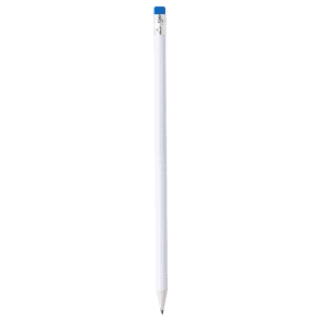 Svinčniki Bel svinčnik z barvno radirko