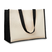 Jute Canvas and jute beach bag Audrey