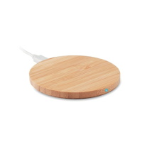 Wireless charging Round wireless charger bamboo