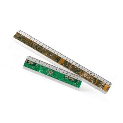 Rulers Ruler made from recycled circuit boards