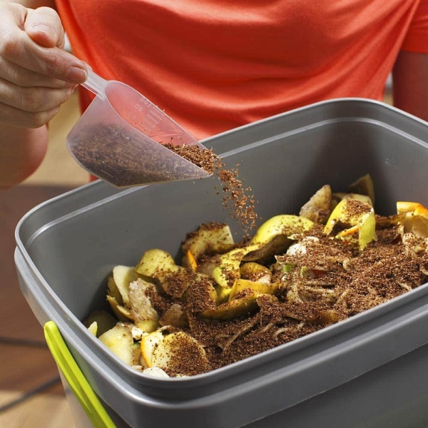 Ločevanje odpadkov Bokashi Organko – 2 koša za ločevanje/kompostiranje