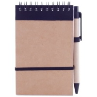 Notebooks Recycled notebook with a pen – colored
