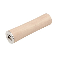 Wireless charging Wooden Cylinder Power Bank