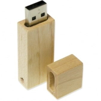 USB ključki Leseni USB ključek
