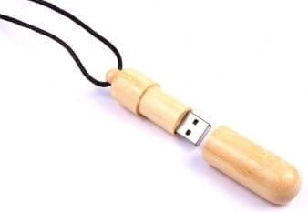 USB ključki USb ključek iz bambusa (ovratni trak)