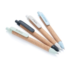 Pens Pen made of wheat fiber and cork