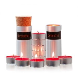 Kitchen Candles in recycled aluminium packaging
