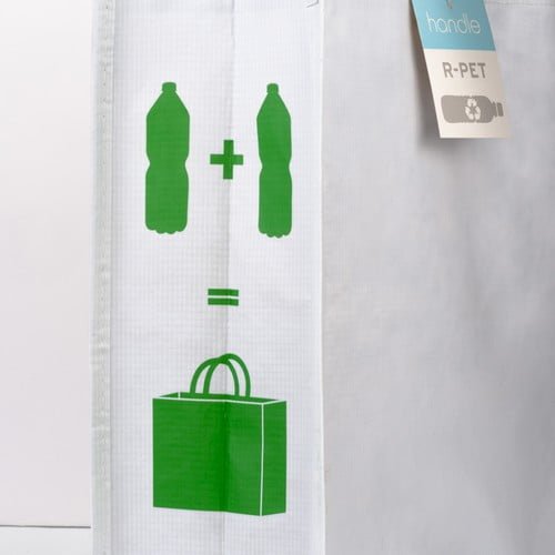 PLA Rpet laminated shopping bag