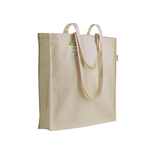 Organic Cotton Organic cotton shopping bag 38x42x8cm ml