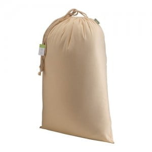 Eko vrečke Darilna vrečka iz organskega bombaža s popolnim zapiranjem XXL
