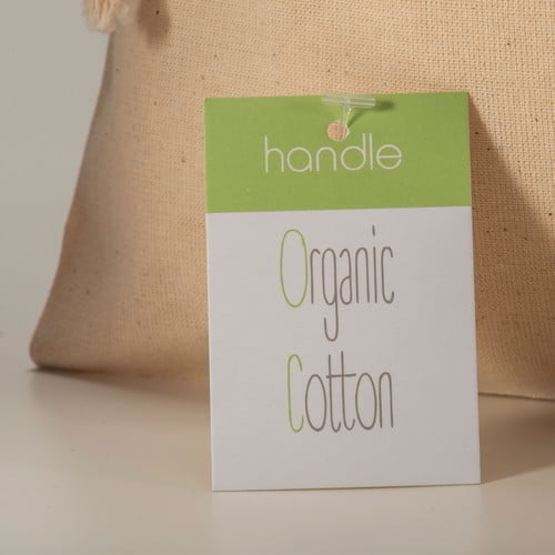 Organic Cotton Organic cotton drawstring bag 25x30cm