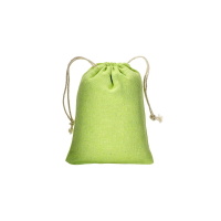 Recycled Cotton Gift bag with choke closure XS