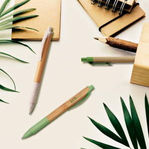 Pens KUMA. Bamboo ball pen