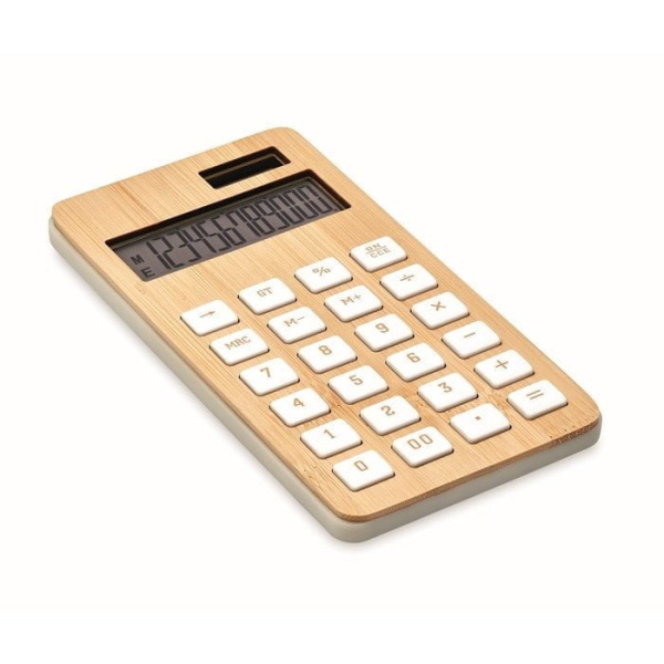 Desktop 12 digit bamboo calculator