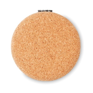Accessories Pocket mirror with cork cover