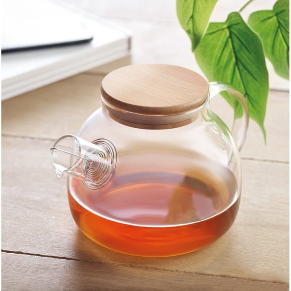 Bottles Teapot in borosilicate glass