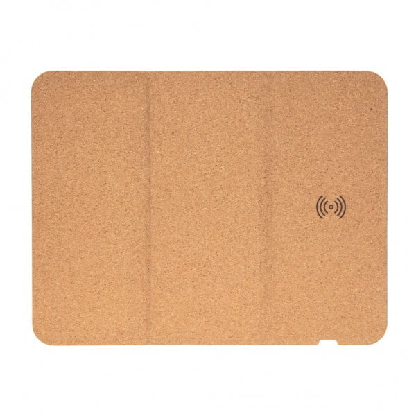 Wireless charging 5W wireless charging cork mousepad and stand