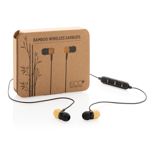 Naglavne in ušesne slušalke Ušesne slušalke iz bambusa