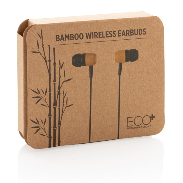 Naglavne in ušesne slušalke Ušesne slušalke iz bambusa