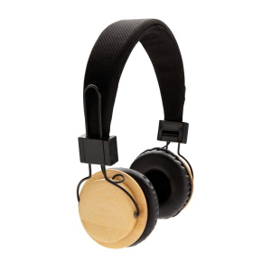 Naglavne in ušesne slušalke Brezžične slušalke iz bambusa