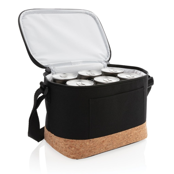 Kitchen Two tone cooler bag with cork detail