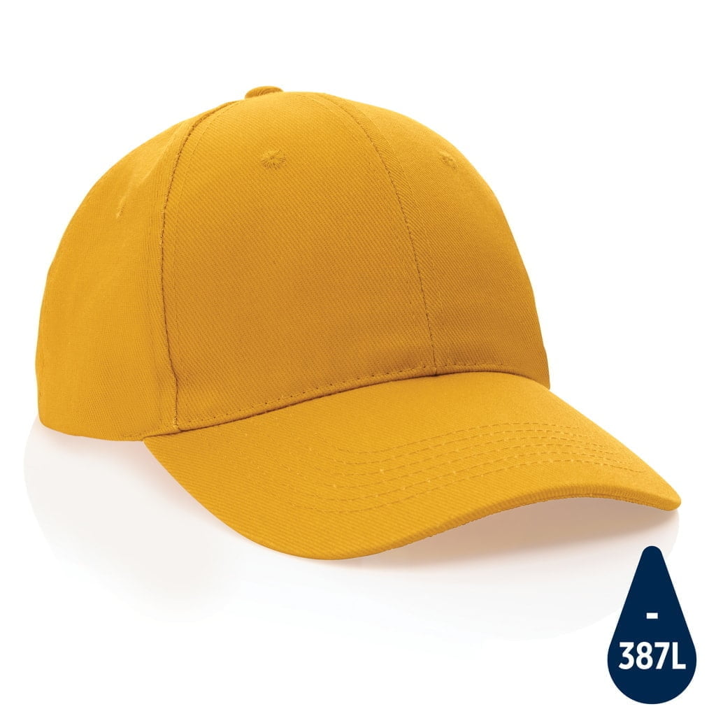 Hats Impact 6 panel 280gr Recycled cotton cap with AWARE™ tracer