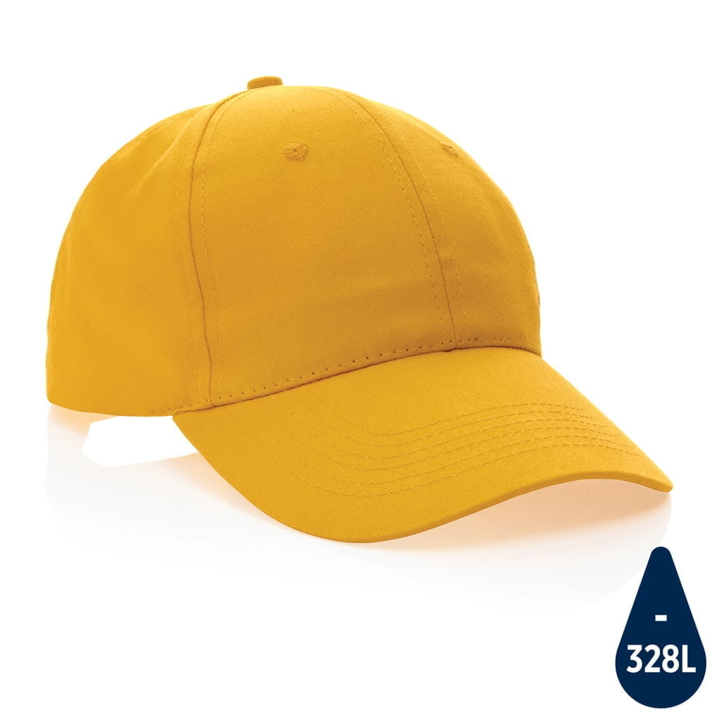 Hats Impact 6 panel 190gr Recycled cotton cap with AWARE™ tracer