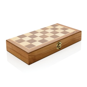 Miselne Luksuzni lesen zložljiv šahovski set