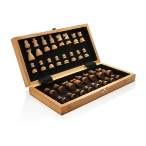 Brain Teaser Luxury wooden foldable chess set