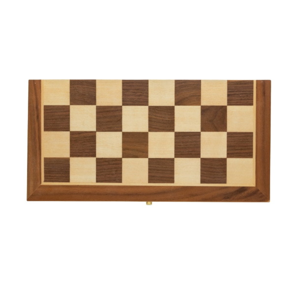 Brain Teaser Luxury wooden foldable chess set