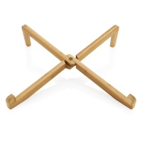 Designers products Bamboo portable laptop legs