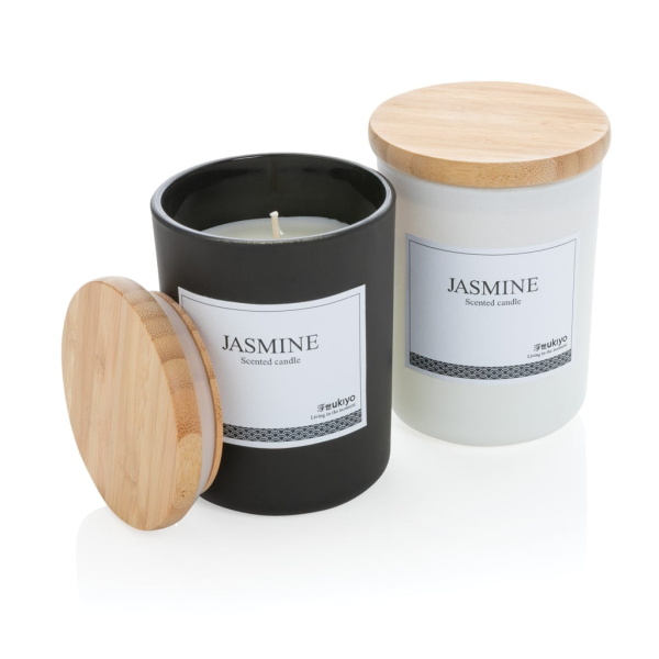 Living room & Offices Ukiyo deluxe scented candle with bamboo lid