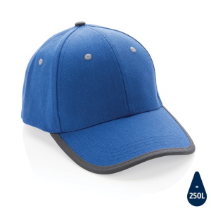Hats Impact AWARE™ Brushed rcotton 6 panel contrast cap 280gr