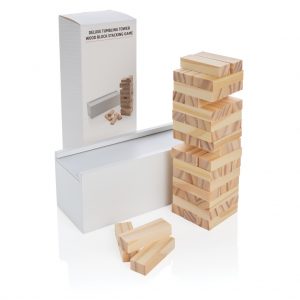 Miselne Luksuzna igra zlaganja lesenih blokov iz stolpa