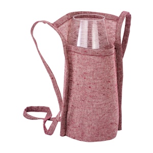 Recycled Cotton Wine glass holder bag Stefano
