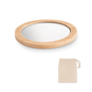 Accessories Bamboo make-up mirror