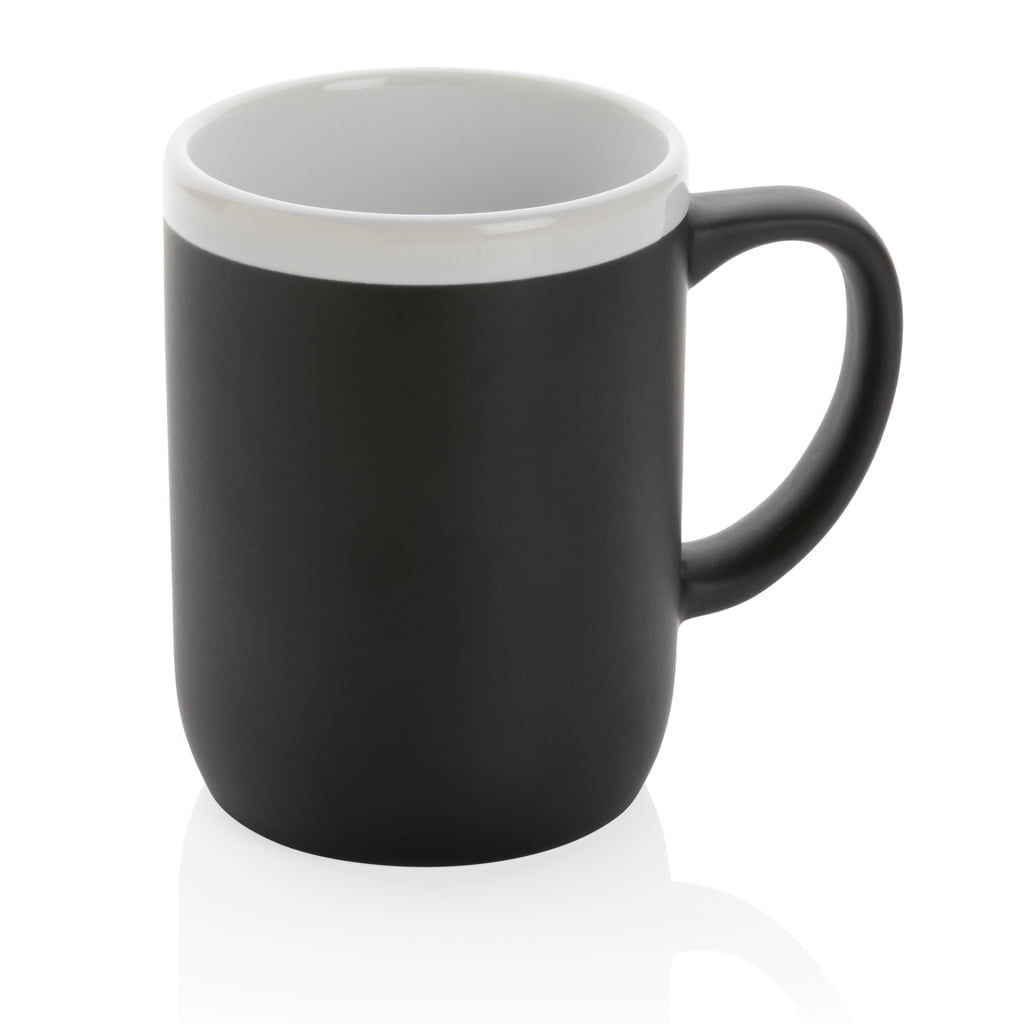 Mugs and Tumblers Ceramic mug with white rim