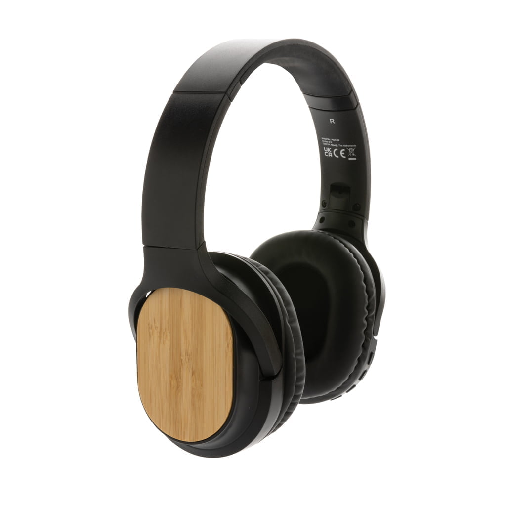 Headphones & Earbuds RCS and FSC® bamboo Elite Foldable wireless headphone