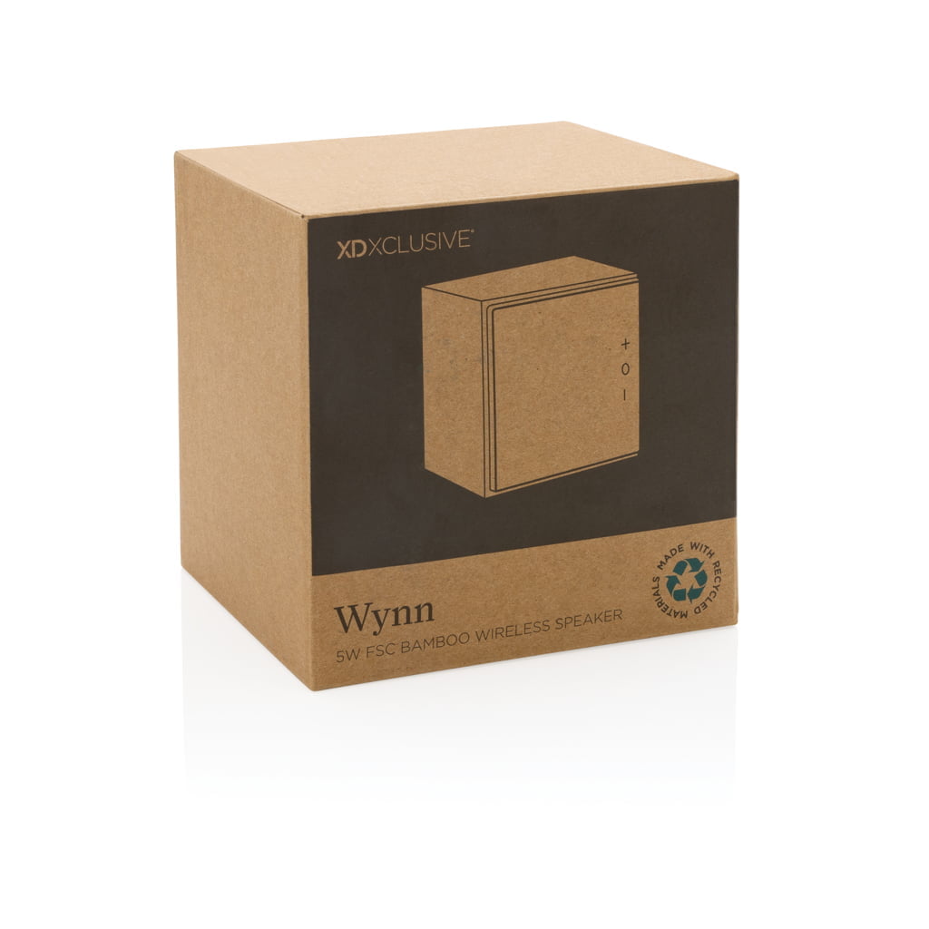 Mobile Tech Brezžični zvočnik iz bambusa
Wynn 5W