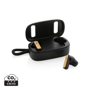 Headphones & Earbuds RCS recycled plastic & FSC® bamboo TWS earbuds