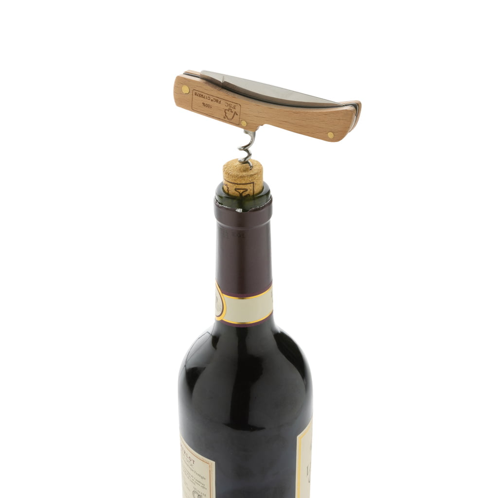 Dom in gospodinjstvo FSC® leseni nož z odpiračem za steklenice