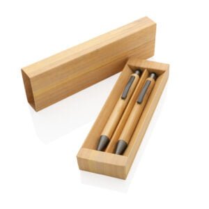 Pens FSC® bamboo modern pen set in box
