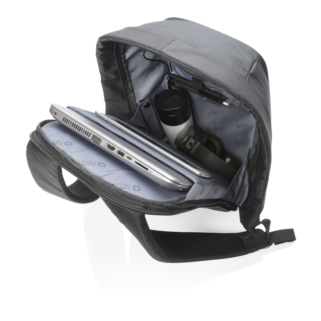 Backpacks Swiss Peak AWARE™ anti-theft 15.6″laptop backpack