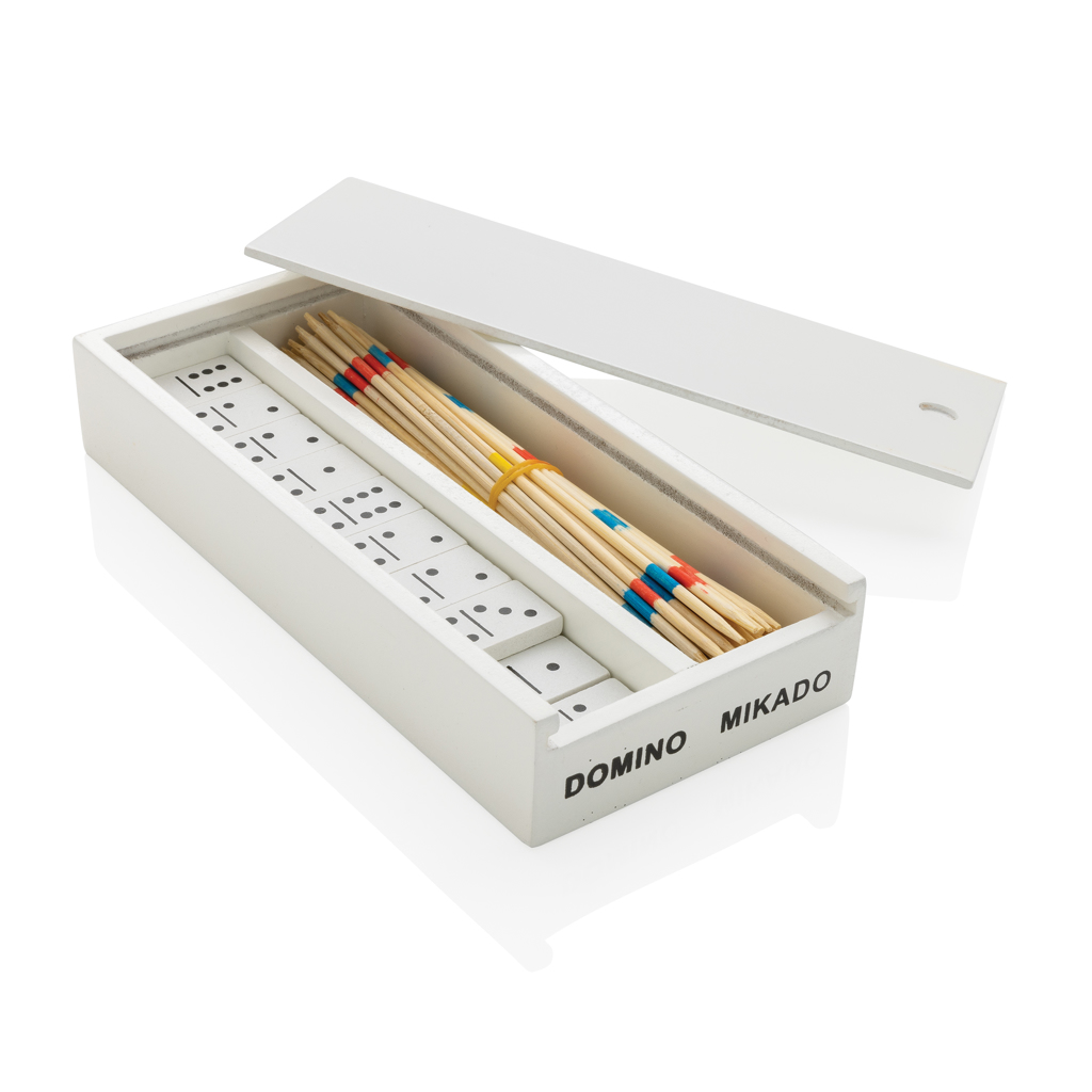 Board & Outdoor FSC® Deluxe mikado/domino in wooden box